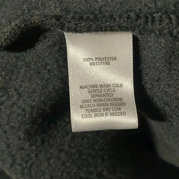 Quacker Factory Rhinestones Pink Zipper Black Fleece Comfy Sweater Women Size L - Picture 9 of 9